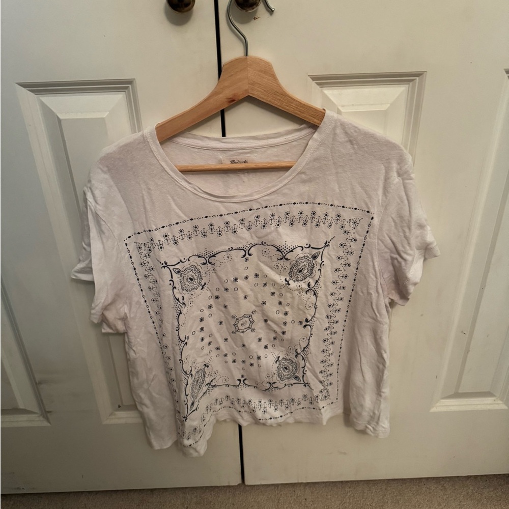 Madewell Patterned Tee - Picture 3 of 4